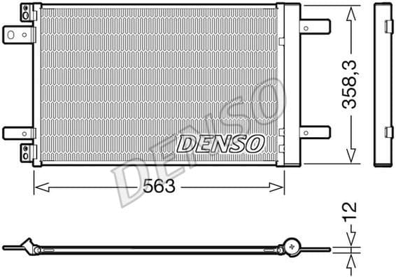 Condenser, air conditioning DCN21032