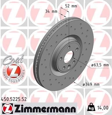 Brake Disc SPORT BRAKE DISC Z 450.5225.52