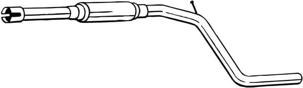 Centre Muffler 281-949