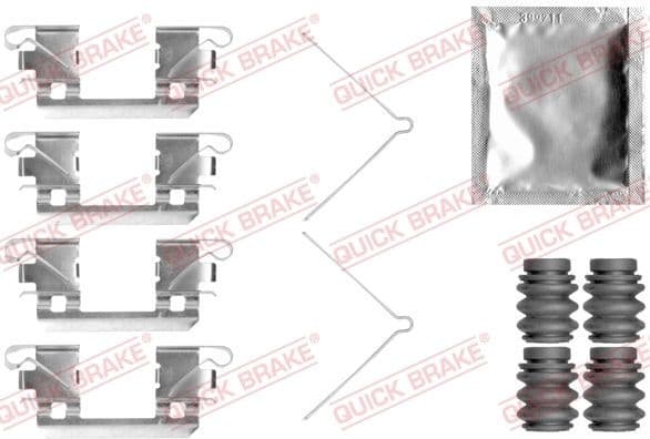 Accessory Kit, disc brake pad 109-0113