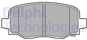 Brake Pad Set, disc brake LP3253