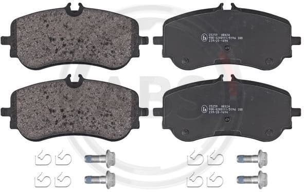 Brake Pad Set, disc brake 35259