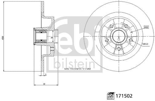 Brake Disc 171502