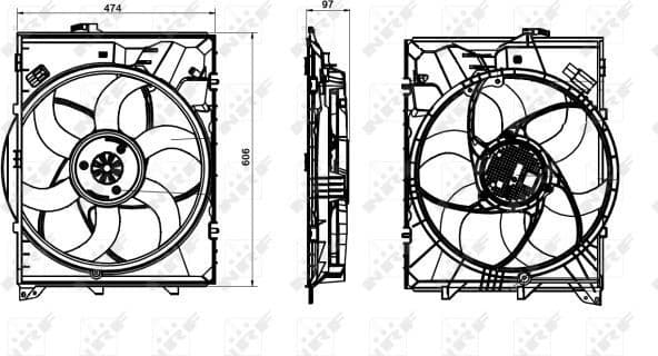 Fan, engine cooling 47862