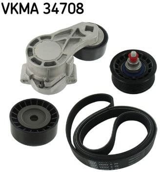 V-ribbed Belt Set VKMA 34708