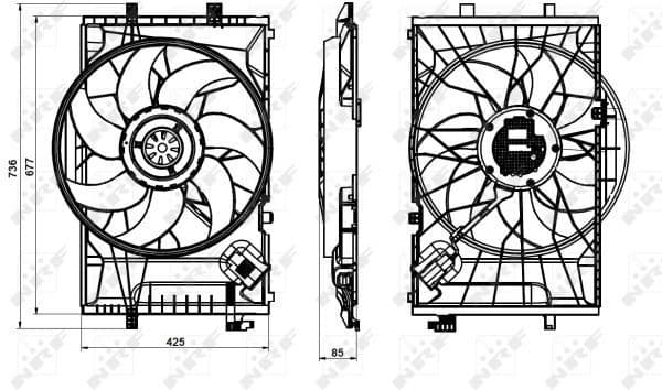 Fan, engine cooling 47846 - image 9