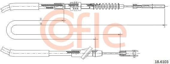Cable Pull, clutch control 18.6103