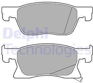 Brake Pad Set, disc brake LP3238