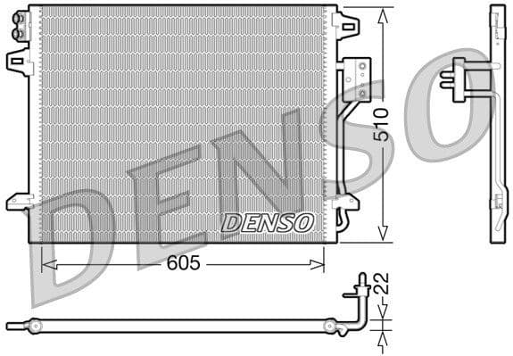 Condenser, air conditioning DCN06006