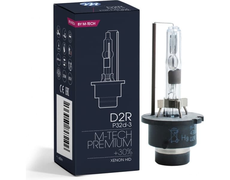 Lemputė M-TECH Xenon D2R, 8000K - D2R-8000-PREM (M-TECH) - Autoera
