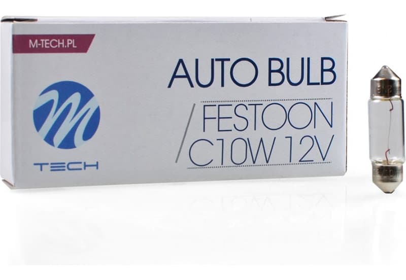 Lemputė M-TECH salono C10W 12V - C10W36-MTH (M-TECH) - Autoera