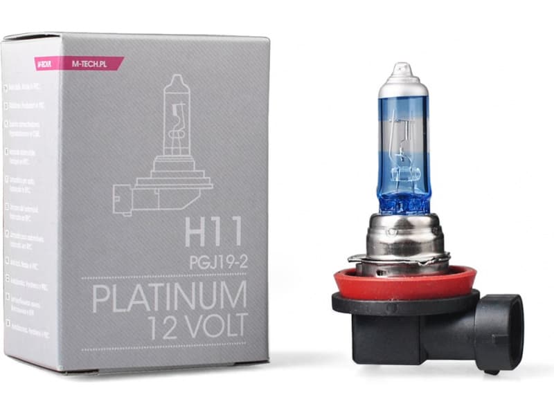 Lemputė M-TECH PLATINUM H11 55W 12V - H11-PLATIN-MTH