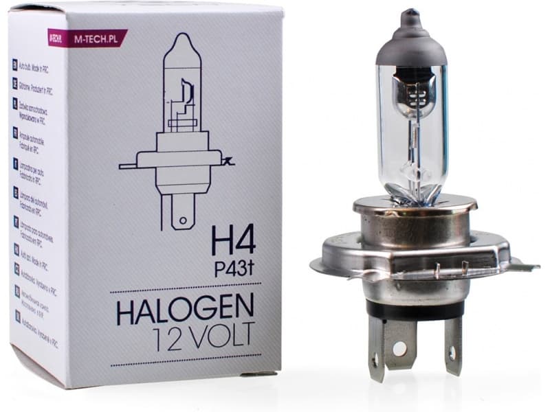 Lemputė M-TECH halogeninė H4 60/55W 12V - H4-MTH (M-TECH) - Autoera