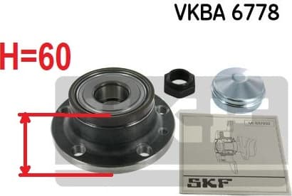 Wheel Bearing Kit VKBA 6778 - image 2