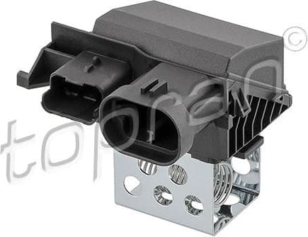 Series Resistor, electric motor (radiator fan) 723 988
