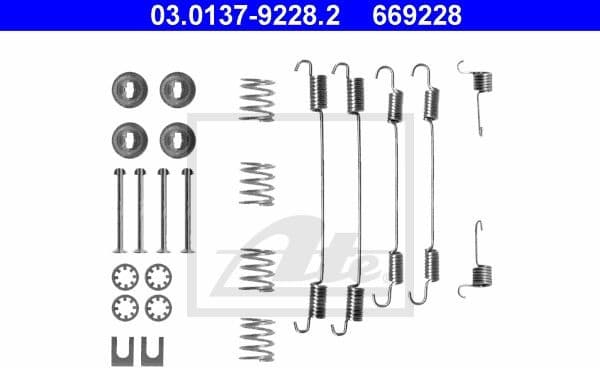 Accessory Kit, brake shoes 03.0137-9228.2