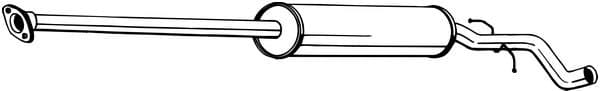 Centre Muffler 287-513