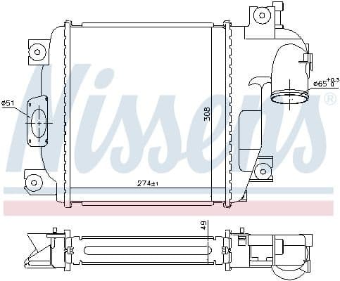 Charge Air Cooler ** FIRST FIT ** 961424