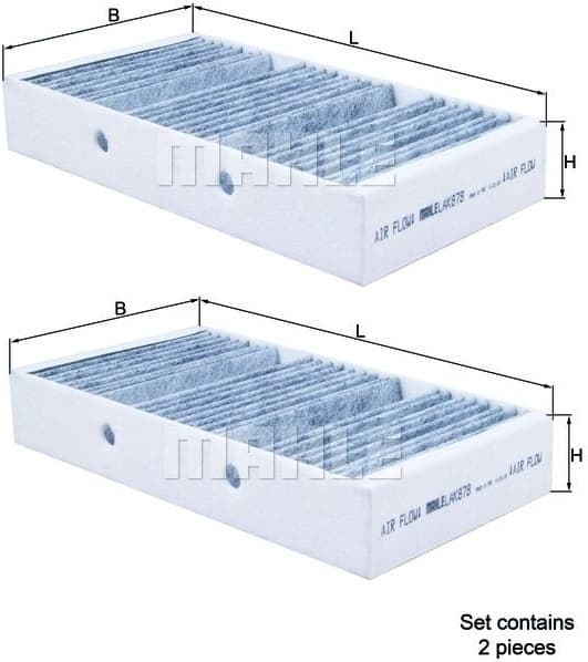 Filter cabin LAK878/S