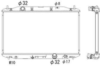 Radiator, engine cooling 53530