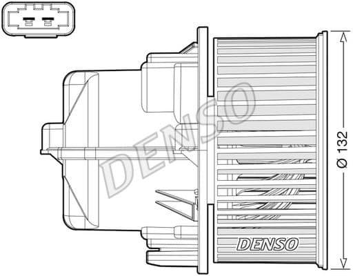 Interior Blower DEA33002