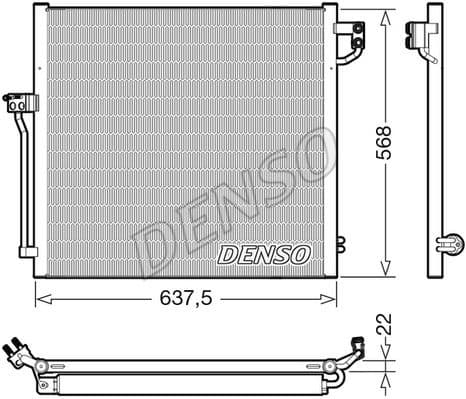 Condenser, air conditioning DCN17058