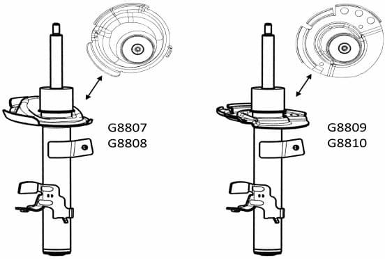 Shock Absorber MONROE ORIGINAL (Gas Technology) G8810 - image 7