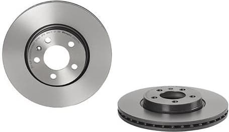 Brake discs kit front (2pcs), Top Quality 09.D571.11 - image 2