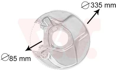 Splash Guard, brake disc 3010374