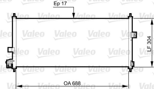 Condenser, air conditioning 814328