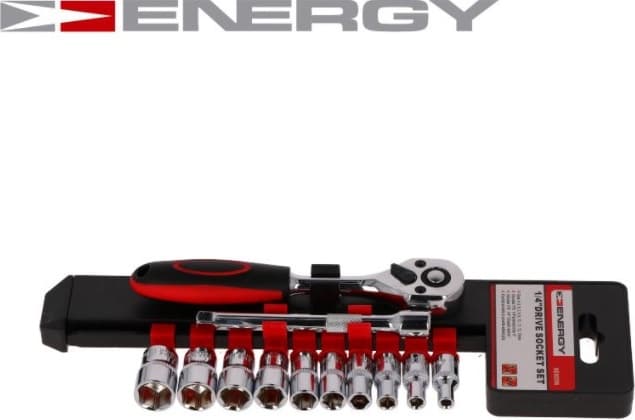 Terkšlės ir galvučių komplektas 1/4 11el. ENERGY - NE00296