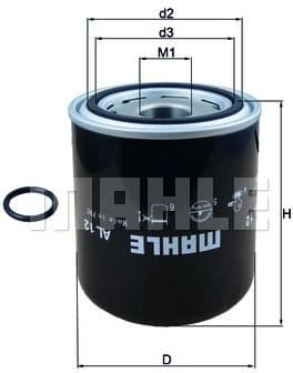 Air Dryer Cartridge, compressed-air system AL12