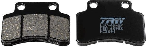 Brake Pad Set, disc brake Organic Allround MCB694