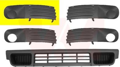 Ventilation Grille, bumper ** Equipart ** 5896592