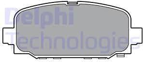 Brake Pad Set, disc brake LP3398