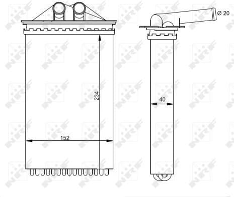 Heat Exchanger, interior heating 54331 - image 5