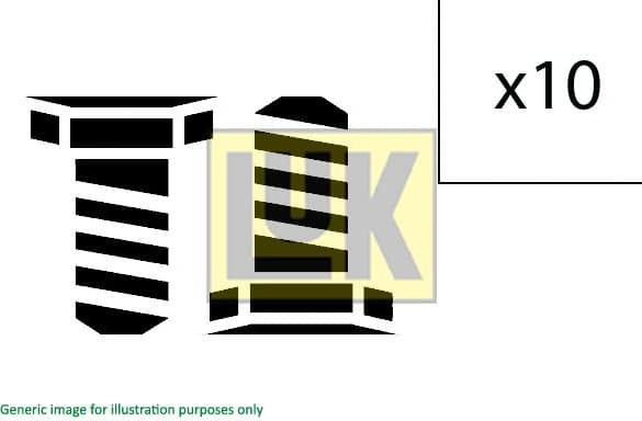 Screw Set, flywheel 411016110