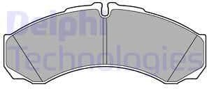 Brake Pad Set, disc brake LP3190