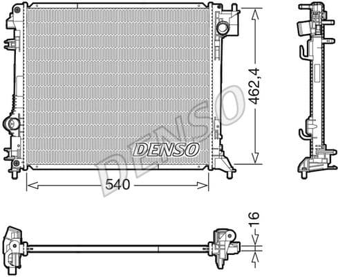Radiator, engine cooling DRM46062