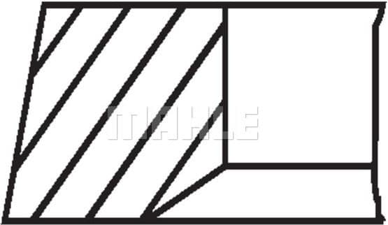 Piston Ring Set 021 58 V2 - image 2
