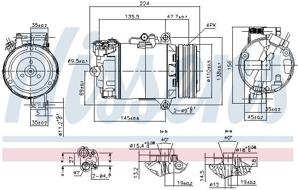 Compressor, air conditioning ** FIRST FIT ** 89483 - image 6