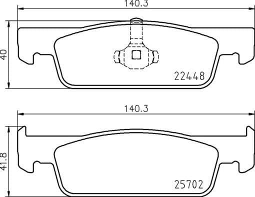 Brake Pad Set, disc brake PRIME LINE P68069