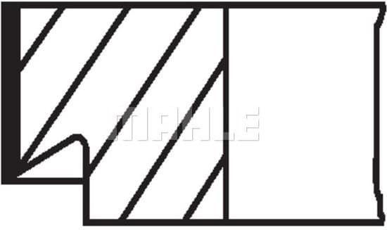 Piston Ring Set 029 65 N0 - image 2