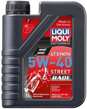 Engine Oil Motorbike 4T Synth 5W-40 Street Race 2592