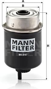 Fuel Filter WK8167 - image 2