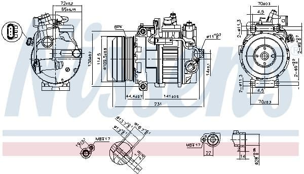 Compressor, air conditioning ** FIRST FIT ** 890552 - image 6