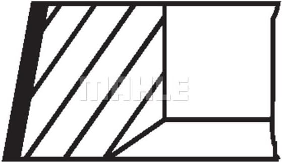 Piston Ring Set 03048N0 - image 2