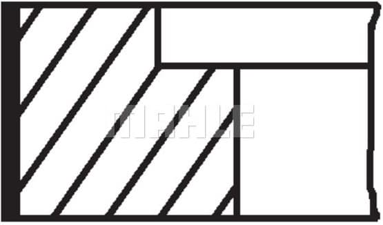 Piston Ring Set 034 89 N2