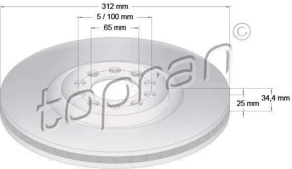 Brake Disc COATED 109 524