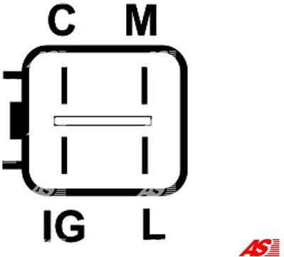 Alternator AS A6172 - image 2